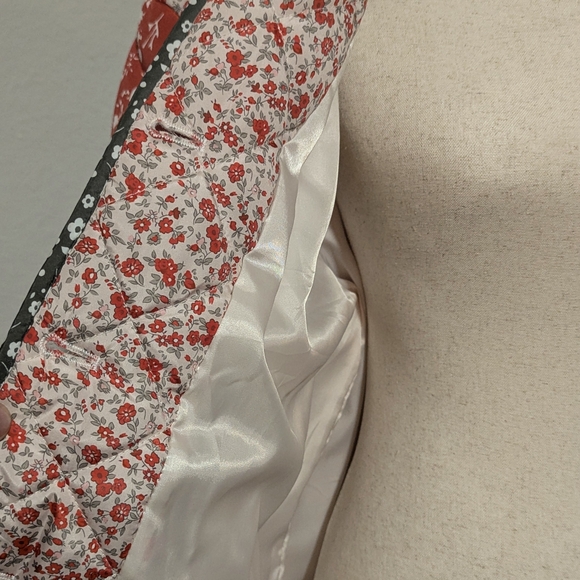 Patchwork Floral Quilted Jacket Cottagecore Shacket Oversized Xsmall - Picture 8 of 11